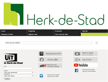 Tablet Screenshot of herk-de-stad.be